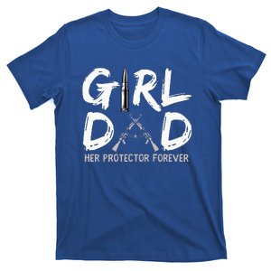 GirlDad Her Protector Forever Funny Father T-Shirt