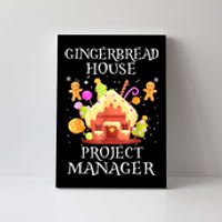 Gingerbread House Project Manager Decorating Baking Xmas Canvas