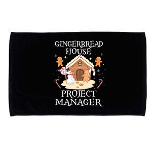 Gingerbread House Project Ager Decorating Baking Xmas Gift Microfiber Hand Towel