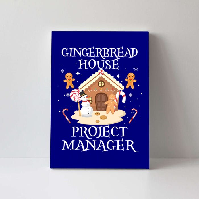 Gingerbread House Project Ager Decorating Baking Xmas Gift Canvas