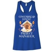 Gingerbread House Project Ager Decorating Baking Xmas Gift Women's Racerback Tank