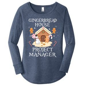 Gingerbread House Project Ager Decorating Baking Xmas Gift Women's Perfect Tri Tunic Long Sleeve Shirt