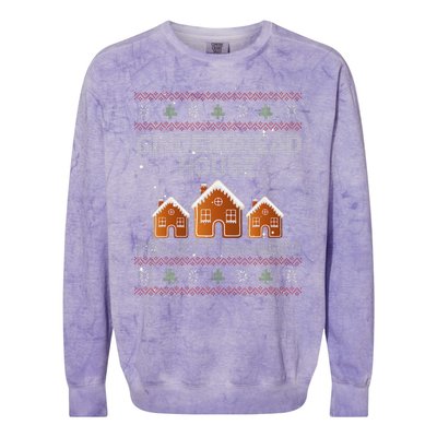 Gingerbread House Project Manager – Xmas Holiday Baking Colorblast Crewneck Sweatshirt