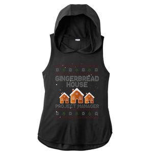 Gingerbread House Project Manager – Xmas Holiday Baking Ladies PosiCharge Tri-Blend Wicking Draft Hoodie Tank