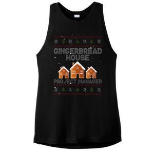 Gingerbread House Project Manager – Xmas Holiday Baking Ladies PosiCharge Tri-Blend Wicking Tank