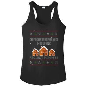 Gingerbread House Project Manager – Xmas Holiday Baking Ladies PosiCharge Competitor Racerback Tank