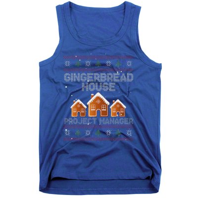 Gingerbread House Project Manager – Xmas Holiday Baking Tank Top