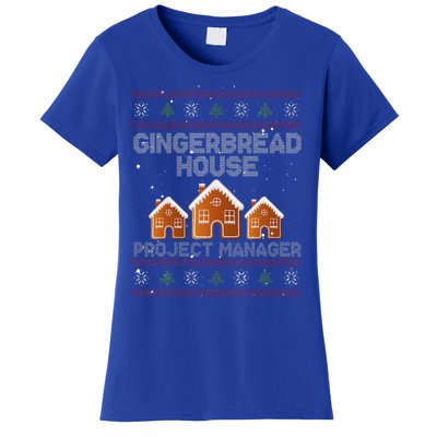 Gingerbread House Project Manager – Xmas Holiday Baking Women's T-Shirt