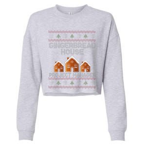 Gingerbread House Project Manager – Xmas Holiday Baking Cropped Pullover Crew