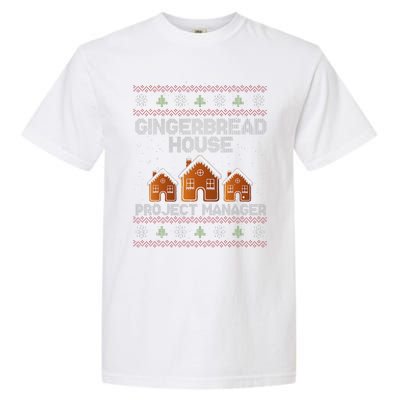 Gingerbread House Project Manager – Xmas Holiday Baking Garment-Dyed Heavyweight T-Shirt