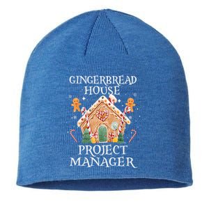 Gingerbread House Project Ager Decorating Baking Xmas Funny Gift Sustainable Beanie