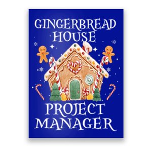 Gingerbread House Project Ager Decorating Baking Xmas Funny Gift Poster