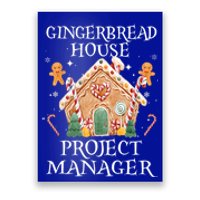 Gingerbread House Project Ager Decorating Baking Xmas Funny Gift Poster