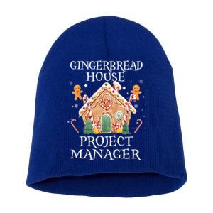 Gingerbread House Project Ager Decorating Baking Xmas Funny Gift Short Acrylic Beanie