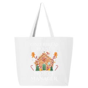 Gingerbread House Project Ager Decorating Baking Xmas Funny Gift 25L Jumbo Tote