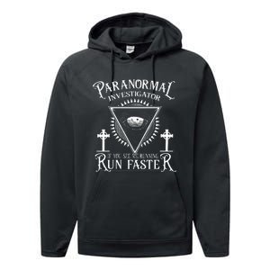 Ghost Hunter Paranormal Investigator Performance Fleece Hoodie