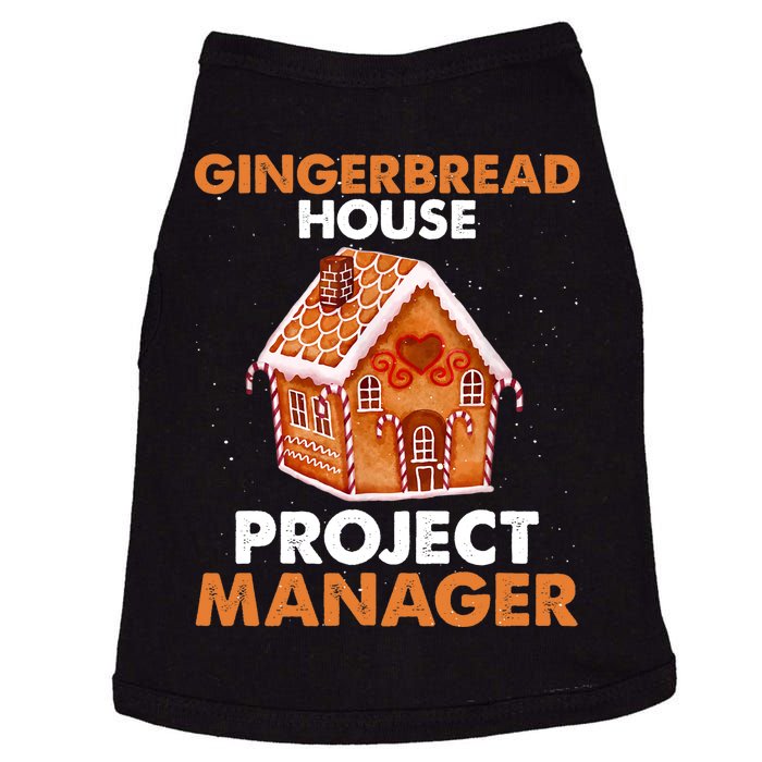 Gingerbread House Project Manager Baking Xmas Funny Doggie Tank