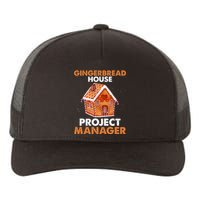 Gingerbread House Project Manager Baking Xmas Funny Yupoong Adult 5-Panel Trucker Hat