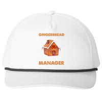 Gingerbread House Project Manager Baking Xmas Funny Snapback Five-Panel Rope Hat