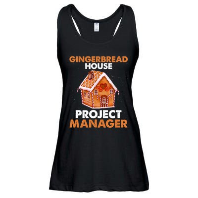 Gingerbread House Project Manager Baking Xmas Funny Ladies Essential Flowy Tank