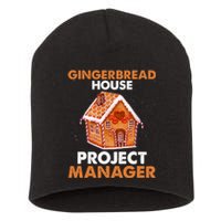 Gingerbread House Project Manager Baking Xmas Funny Short Acrylic Beanie