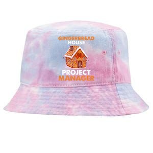 Gingerbread House Project Manager Baking Xmas Funny Tie-Dyed Bucket Hat