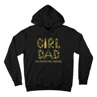 GirlDad Her protector Forever Proud Fathers Day Hoodie