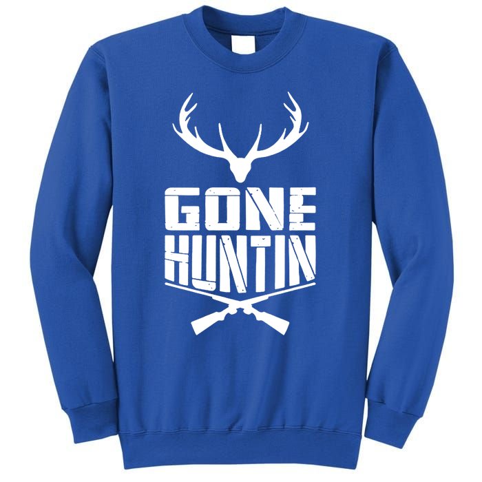 Gone Hunting Quote Deer Bow Hunter Hunt Gift Cool Usa Cool Gift Sweatshirt