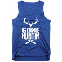 Gone Hunting Quote Deer Bow Hunter Hunt Gift Cool Usa Cool Gift Tank Top