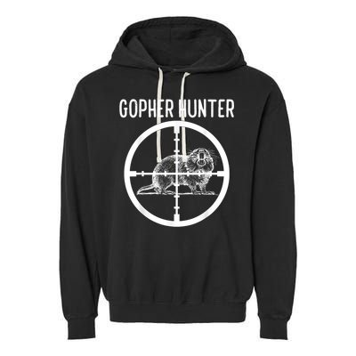 Gopher Hunter Rat And Mouse Control Expert Garment-Dyed Fleece Hoodie