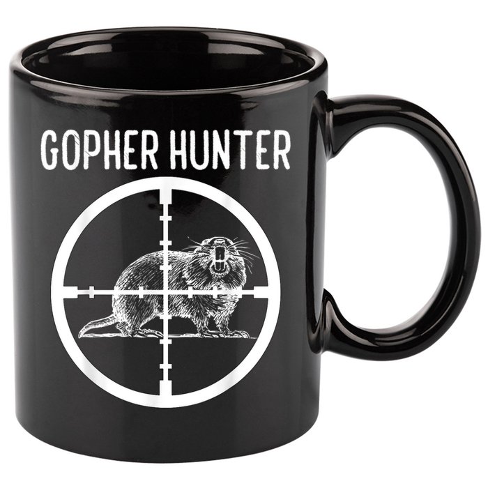Gopher Hunter Rat And Mouse Control Expert 11oz C Handle Ceramic Mug
