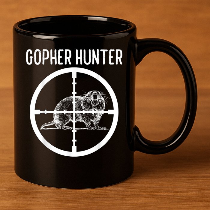 Gopher Hunter Rat And Mouse Control Expert 11oz C Handle Ceramic Mug