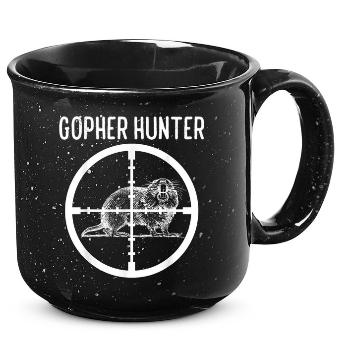 Gopher Hunter Rat And Mouse Control Expert 15oz Campfire Ceramic Mug