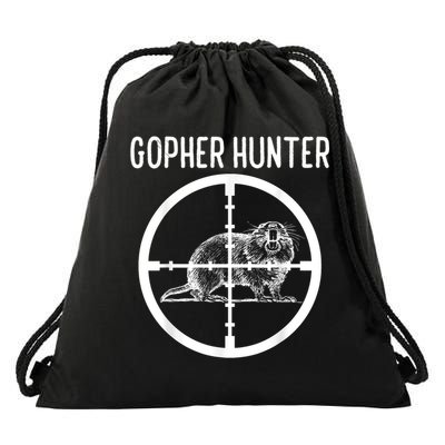 Gopher Hunter Rat And Mouse Control Expert Drawstring Bag