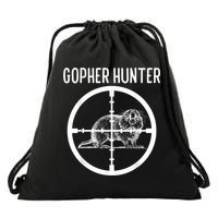 Gopher Hunter Rat And Mouse Control Expert Drawstring Bag