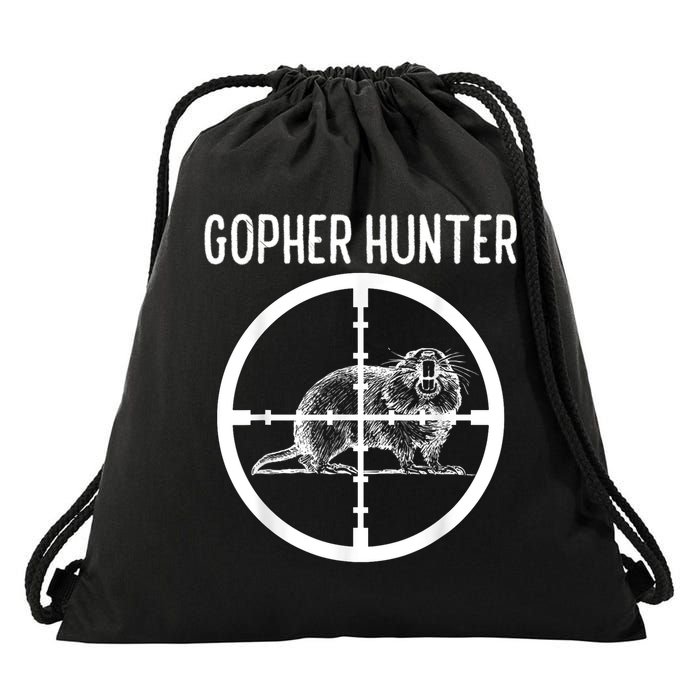 Gopher Hunter Rat And Mouse Control Expert Drawstring Bag