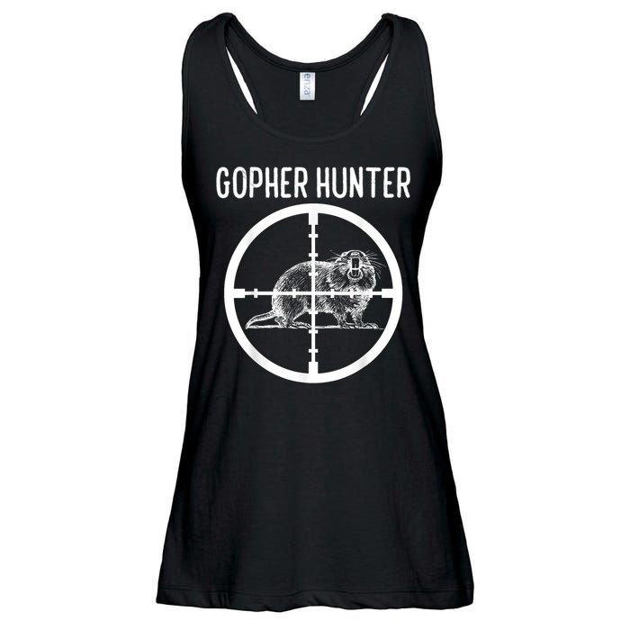 Gopher Hunter Rat And Mouse Control Expert Ladies Essential Flowy Tank