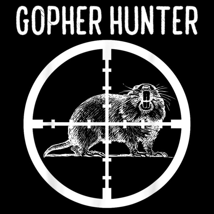 Gopher Hunter Rat And Mouse Control Expert Flat Bill Trucker Hat