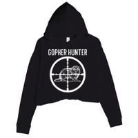 Gopher Hunter Rat And Mouse Control Expert Crop Fleece Hoodie