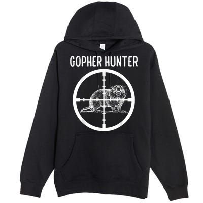 Gopher Hunter Rat And Mouse Control Expert Premium Pullover Hoodie