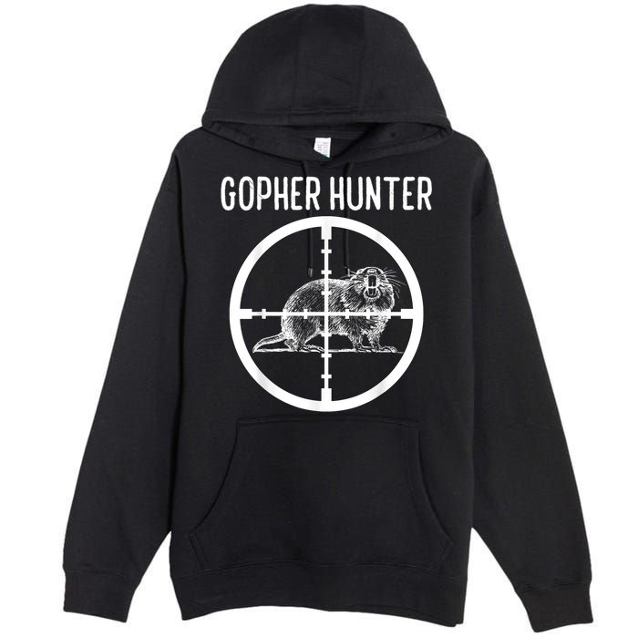 Gopher Hunter Rat And Mouse Control Expert Premium Pullover Hoodie