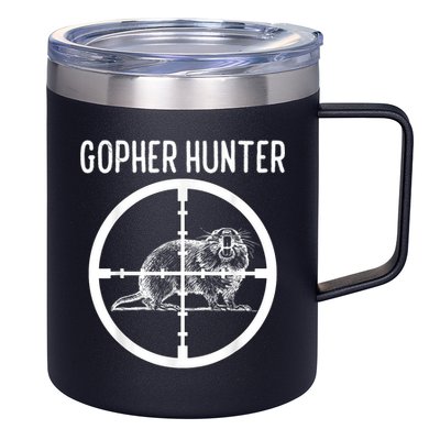 Gopher Hunter Rat And Mouse Control Expert 12oz Stainless Steel Coffee Mug