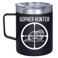 Gopher Hunter Rat And Mouse Control Expert 12oz Stainless Steel Coffee Mug