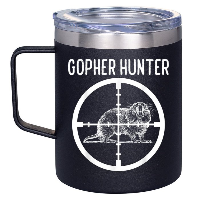 Gopher Hunter Rat And Mouse Control Expert 12oz Stainless Steel Coffee Mug