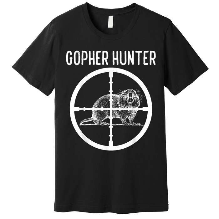 Gopher Hunter Rat And Mouse Control Expert Premium T-Shirt