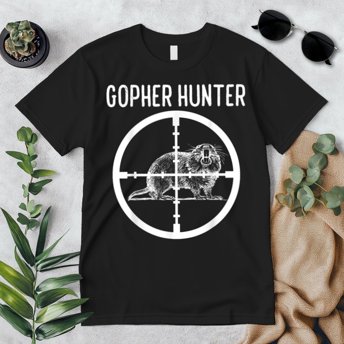 Gopher Hunter Rat And Mouse Control Expert Premium T-Shirt