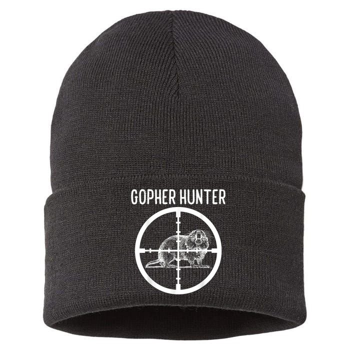 Gopher Hunter Rat And Mouse Control Expert Sustainable Knit Beanie