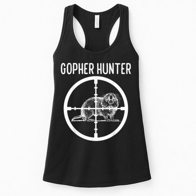 Gopher Hunter Rat And Mouse Control Expert Womens Tank Top