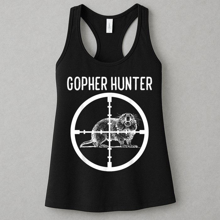 Gopher Hunter Rat And Mouse Control Expert Womens Tank Top