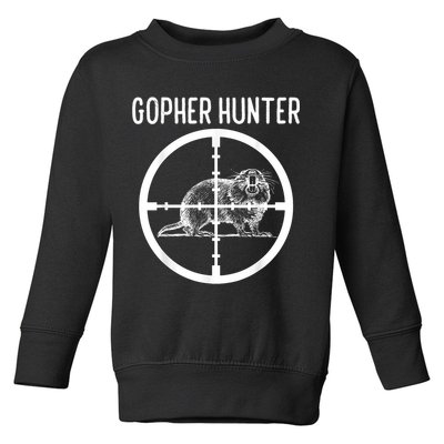 Gopher Hunter Rat And Mouse Control Expert Toddler Sweatshirt